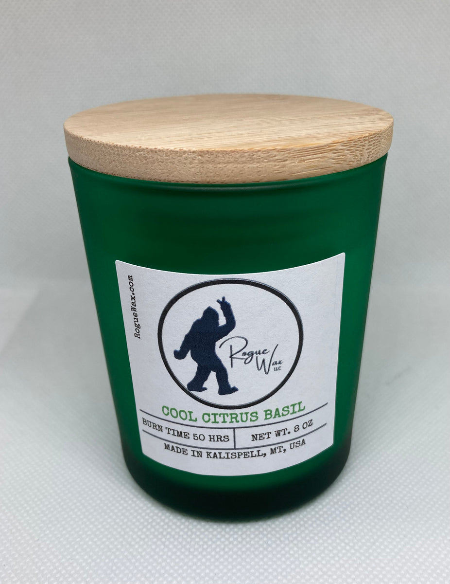 Cool Citrus Basil 8oz Soy Wax Candle – Rusty South Farm Design